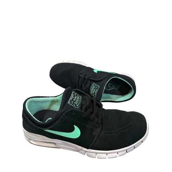 NIKE SB STEFAN JANOSKI MAX Suede Skate Shoes 8M/9.5W/41EUR Glow Green - Picture 2 of 12